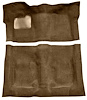 Molded Cut Pile Carpet Fits Select 1974-1975 Buick, Chevy, GMC, Olds., Pontiac A-Body [OE-Style Backing, Auto Trans, Med Saddle] - image 1