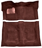 Molded Cut Pile Carpet Fits Select 1974-1975 Buick, Chevy, GMC, Olds., Pontiac A-Body [Mass Backing, Auto Trans, Oxblood] - image 1