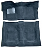 Molded Cut Pile Carpet Fits Select 1974-1975 Buick, Chevy, GMC, Olds., Pontiac A-Body [Mass Backing, Auto Trans, Dark Blue] - image 1