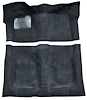 Molded Cut Pile Carpet Fits Select 1974-1975 Buick, Chevy, GMC, Olds., Pontiac A-Body [Mass Backing, Auto Trans, Navy Blue] - image 1