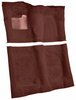 Molded Cut Pile Carpet for 1974-1975 Chevrolet El Camino, Malibu, Pontiac LeMans [OE-Style Backing, 4-Speed, Oxblood] - image 2