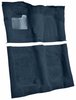 Molded Cut Pile Carpet for 1974-1975 Chevrolet El Camino, Malibu, Pontiac LeMans [Mass Backing, 4-Speed, Dark Blue] - image 2