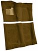 Molded Cut Pile Carpet for 1974-1975 Chevrolet El Camino, Malibu, Pontiac LeMans [Mass Backing, 4-Speed, Buckskin] - image 2
