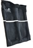 Molded Cut Pile Carpet for 1976 Chevrolet El Camino, GMC Sprint [OE-Style Backing, Auto/4spd Trans, Navy Blue] - image 2