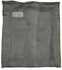 Molded Cut Pile Carpet Fits Select 1977 Buick, Chevy, GMC, Olds., Pontiac A-Body [OE-Style Backing, Auto/4spd Trans, Silver] - image 1