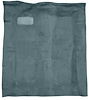 Molded Cut Pile Carpet Fits Select 1977 Buick, Chevy, GMC, Olds., Pontiac A-Body [OE-Style Backing, Auto/4spd Trans, Powder Blue - image 1