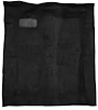 Molded Cut Pile Carpet Fits Select 1977 Buick, Chevy, GMC, Olds., Pontiac A-Body [Mass Backing, Auto/4spd Trans, Black] - image 1