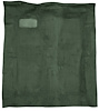 Molded Cut Pile Carpet Fits Select 1977 Buick, Chevy, GMC, Olds., Pontiac A-Body [Mass Backing, Auto/4spd Trans, Sage Green] - image 1