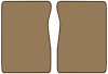 Molded Cut Pile Floor Mats for 1975-1980 C/K Series Chevrolet and GMC Trucks [2-Piece, Doeskin] - image 1