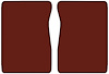 Molded Cut Pile Floor Mats for 1981-1986 C/K Series Chevrolet and GMC Trucks [2-Piece, Automatic/4-Speed, Maple] - image 1