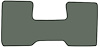 Molded Cut Pile Floor Mats for 1981-1986 C Series Chevrolet and GMC Trucks [1-Piece, Column Shift, Dove] - image 1
