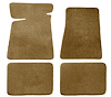 Molded Cut Pile Floor Mats for 1978-1981 Buick Regal, 1984-1987 Buick Regal Grand National [4-Piece, Medium Doeskin] - image 1