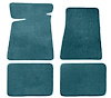 Molded Cut Pile Floor Mats for 1978-1981 Buick Regal, 1984-1987 Buick Regal Grand National [4-Piece, Blue] - image 1