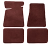 Molded Cut Pile Floor Mats for 1978-1981 Buick Regal, 1984-1987 Buick Regal Grand National [4-Piece, Claret/Oxblood] - image 1