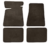 Molded Cut Pile Floor Mats Fits Select 1978-1987 Buick, Chevrolet, Oldsmobile, Ponitac Models [4-Piece, Dark Briar Brown] - image 1