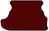 Molded Cut Pile Trunk Mat for 1979-1993 Ford Mustang [Maroon] - image 1