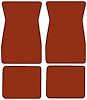Molded Loop Floor Mats for 1964-1968 Ford Mustang [4-Piece, Emberglow] - image 1