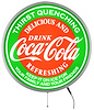 Classic Coca-Cola LED Sign 15" Diameter - image 1