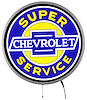 Chevrolet Super Service LED Sign 15" Diameter - image 1