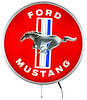 Ford Mustang LED Sign 15" Diameter - image 1
