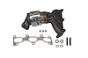 Catalytic Converter Fits 2005-2006 Hyundai Santa Fe, 2005-2009 Hyun. Tucson, 2005-2010 Kia Sportage w/2.7L V6 Eng [Front Right]