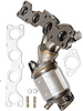 Catalytic Converter Fits Select 2006-2008 Hyundai Sonata, Kia Optima/Rondo, FWD w/2.4L I4 [Front] - image 1