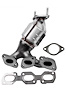 Catalytic Converter Fits 2001-2008 Ford Escape, 2001-2006 Mazda Tribute, 2005-2008 Mercury Mariner w/3.0L V6 Eng. [Front Right] - image 1