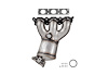 Catalytic Converter Fits 2008-2012 Land Rover LR2, 2007-2010 Volvo S80, 2009-2010 Volvo V70, XC60, XC70 w/3.2L I6 Eng. [Right] - image 1