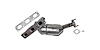 Catalytic Converter Fits 1999 BMW 323is & 328is, 1999-2000 BMW 323i, 328i, Z3, 2000 BMW 323Ci & 328Ci w/2.5L, 2.8L I6 cyl [Rear] - image 1