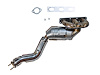 Catalytic Converter Fits 2001-2003 BMW 525i, 2001-2003 BMW 530i, 2001-2006 BMW X5 w/2.5L I6 cyl. Eng. [Front] - image 1