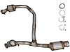 Catalytic Converter Fits Select 2014-2020 Cadillac Escalade, Chevy & GMC Trucks, Tahoe, Suburban, Yukon w/6.2L V8 Eng. [Front]
