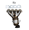 Catalytic Converter Fits 2009-2011 Chevrolet Aveo & Aveo5, 2009 Pontiac G3 Wave, 2009-2010 Pontiac G3 w/1.6L 4 cyl. Eng. [Front] - image 1