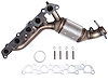 Catalytic Converter Fits 2010-2012 Chevrolet Colorado, 2007-2008 Hummer H3 & Isuzu i-370 w/3.5L I5 cyl. Eng. [Front] - image 1