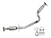 Catalytic Converter Fits 2011-2016 Chevrolet Cruze w/1.6L Turbocharged 4 cyl. Eng. [Rear] - image 1