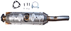 Catalytic Converter Fits 1997-2004 Ford E150, E250 Econoline Models, 1997-2002 Ford E350 Econoline Models w/5.4L V8 Eng. [Front] - image 1