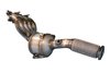 Catalytic Converter Fits Select 2011-2019 Ford Fiesta Models w/1.6L 4cyl. & 1.6L Turbocharged 4 cyl. [Front] - image 2