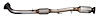 Catalytic Converter Fits 2013-2017 Honda Accord 2-Door Coupe & 4-Door Sedan, 2015-2020 Acura TLX w/2.4L 4 cyl. Eng. FWD [Rear] - image 1