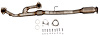 Catalytic Converter Fits 2014-2020 Acura MDX, 2016-2019 Honda Pilot, 2017-2019 Honda Ridgeline w/3.5L V6 Eng. [Rear] - image 1