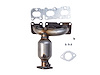 Catalytic Converter Fits 2013-2018 Hyundai Santa Fe, Santa Fe XL, 2014-2020 Kia Sorento w/3.3L V6 Eng. [Front Right] - image 1