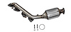 Catalytic Converter Fits 2003-2004 Toyota 4Runner w/4.0L, 4.7L V8 Eng., 2003-2005 Lexus GX470 w/ 4.7L V8 Eng. [Right/Passenger S - image 1