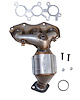 Catalytic Converter Fits 2005-2018 Toy. Avalon, 2007-2017 Lexus ES350, Toy. Camry, 2009-2015 Toy. Venza w/3.5L V6 [Front Left] - image 1