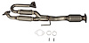 Catalytic Converter Fits 2009-2022 Nissan Maxima, 2018 Nissan Maxima U/K-Door w/3.5L V6 Eng. [Rear] - image 1