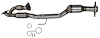 Catalytic Converter Fits 2013 Infiniti JX35, 2013-2020 Nissan Pathfinder, 2014-2020 Infiniti QX60 w/3.5L V6 Eng. [Rear] - image 1