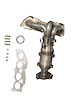 Catalytic Converter Fits 2009-2015 Toyota Venza w/2.7L 4 cyl. Eng., 2012-2017 Toyota Camry w/2.5L 4 cyl. Eng. [Front] - image 1