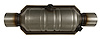 Catalytic Converter, 2.50 in. I.D. Inlet & 2.50 in. I.D. Outlet [Universal Fit]