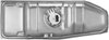 Fuel Tank w/Fuel Pump Module Fits Select 1997-2002 GM and Isuzu Trucks w/Fuel Injection w/o Pan in Tank [18.5-Gallon] - image 4