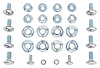 Bumper Mounting Bolt Kit for 1964-1968 Ford Mustang [28-Piece] - image 1