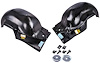 Front Inner Fender & Hardware Kit for 1966 Chevy Chevelle, El Camino, Malibu [Black Oxide Coated Stainless Steel Hardware] - image 1