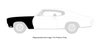 Front Fender for 1970 Chevrolet Chevelle [Left/Driver Side] - image 4