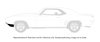 Front Fender Lower Extension for 1969 Chevrolet Camaro [Left/Driver Side] - image 4